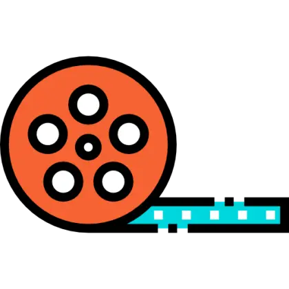 Film Reel Icon for Cinematography