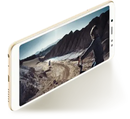 Modern Smartphone with Landscape Display
