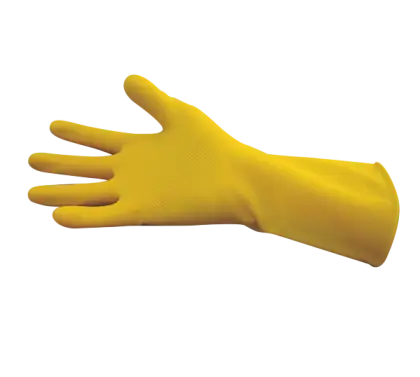 Durable Yellow Rubber Glove for Cleaning