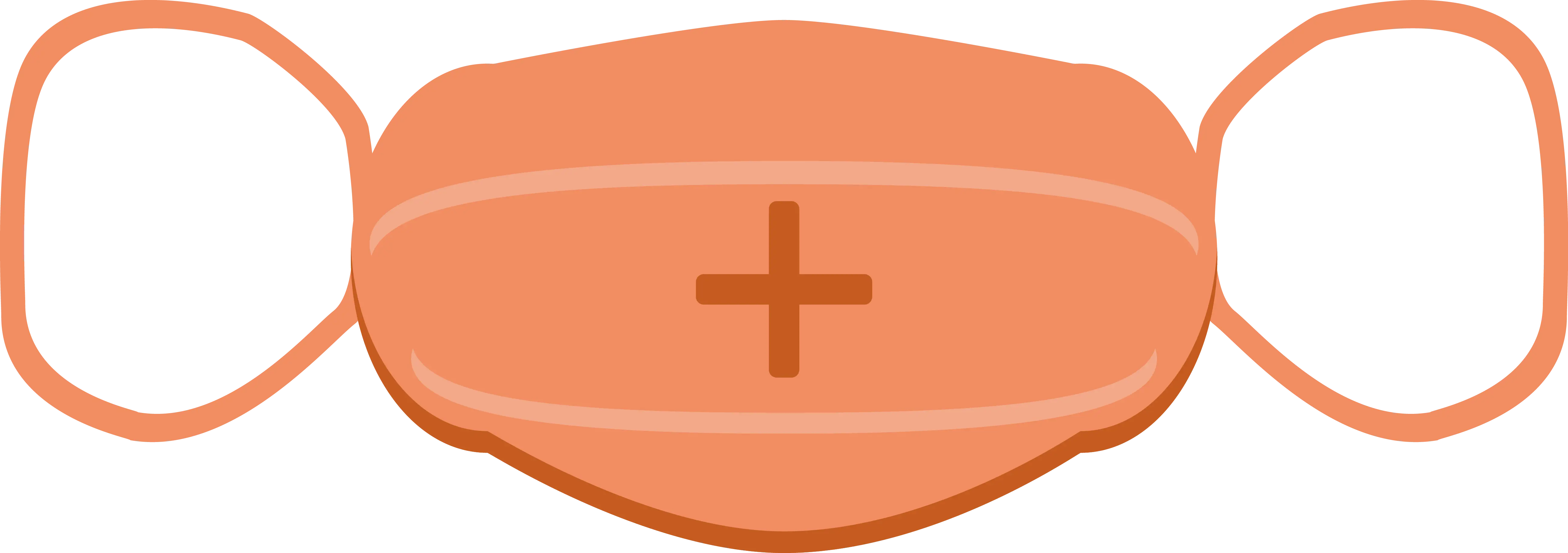 Orange Medical Face Mask