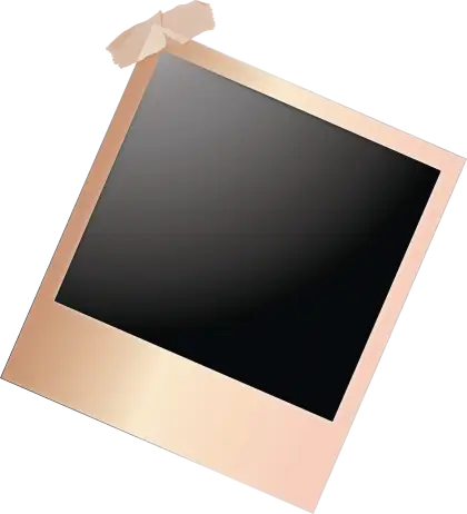 Polaroid Frame with Tape Detail