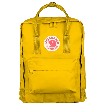 Yellow Backpack with Simple Design