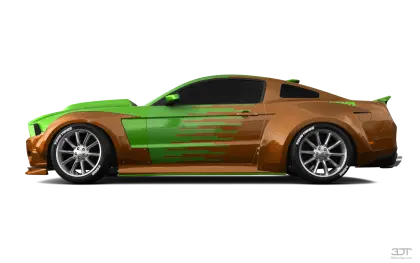 Stylized Sports Car with Modern Design