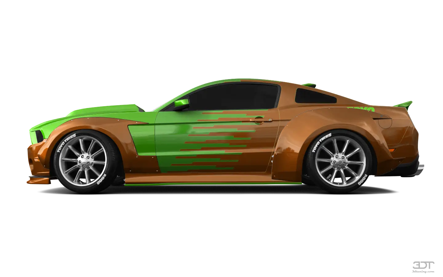 Stylized Sports Car with Modern Design
