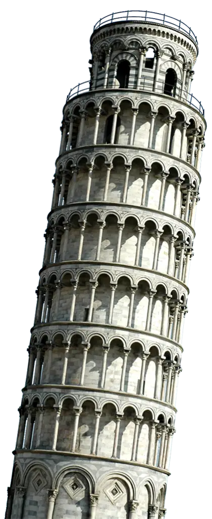 Leaning Tower of Pisa Iconic Structure