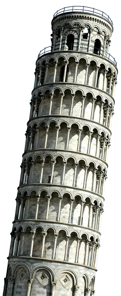 Leaning Tower of Pisa Iconic Structure