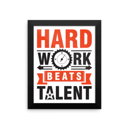 Motivational Poster with Encouraging Design