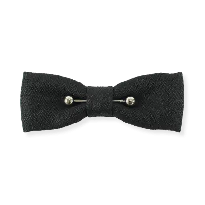 Elegant Black Bow Tie