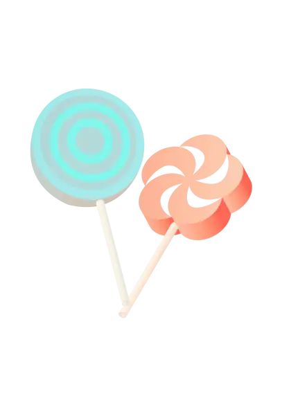 Colorful Lollipops in Fun Shapes