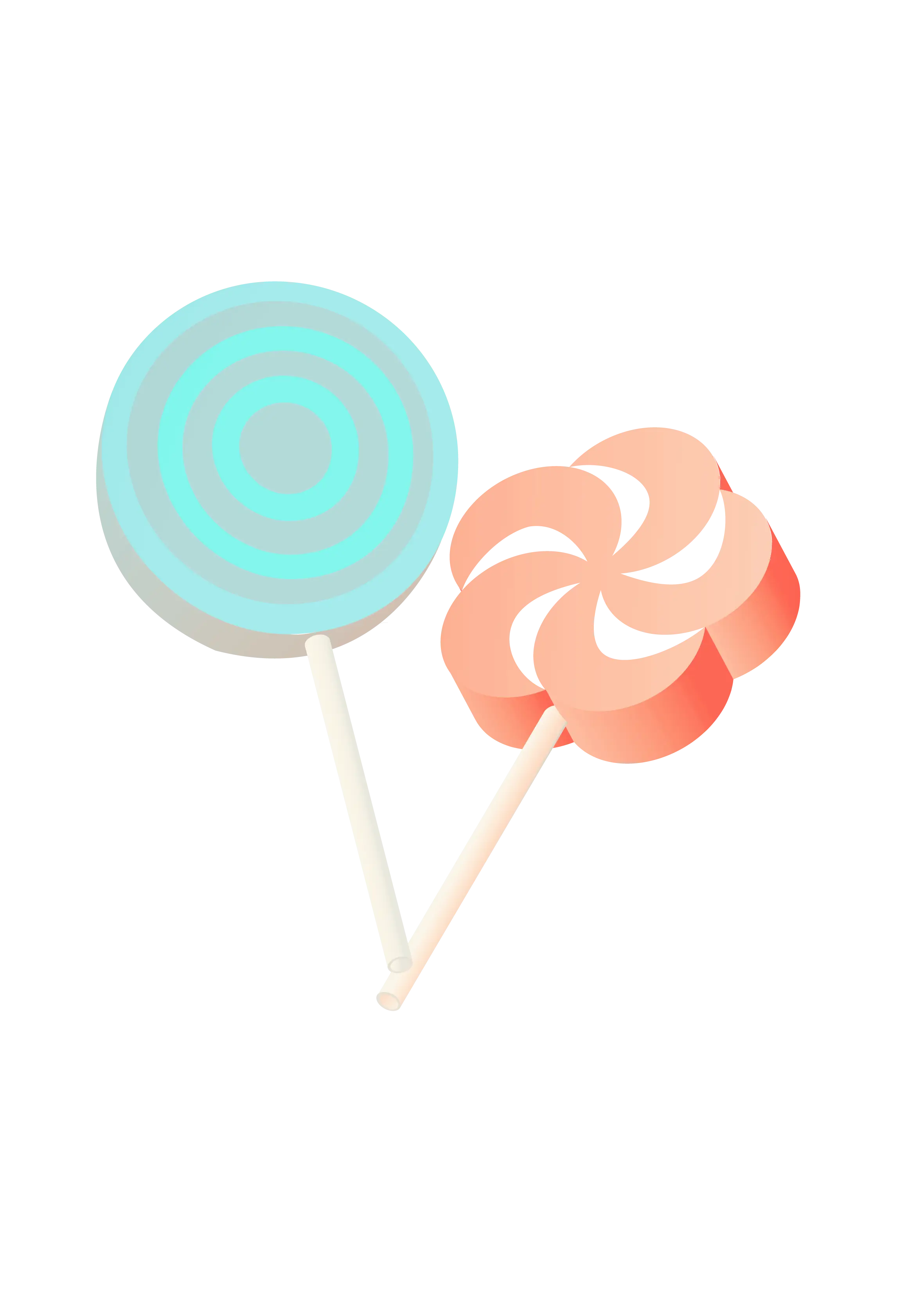 Colorful Lollipops in Fun Shapes
