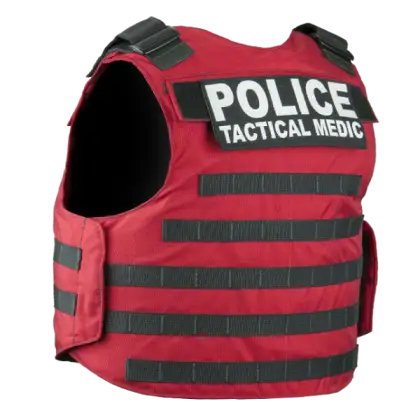 Red Police Tactical Medic Vest