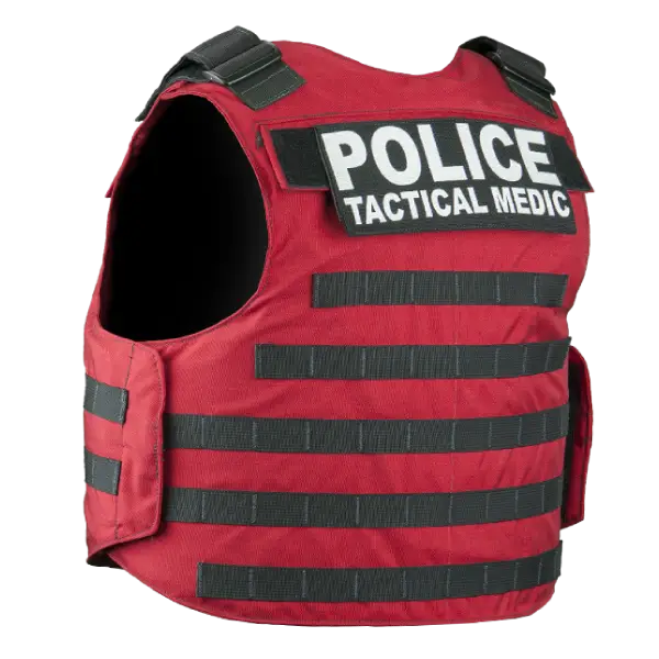 Red Police Tactical Medic Vest