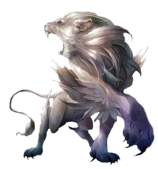 Mythical Lion with Majestic Mane