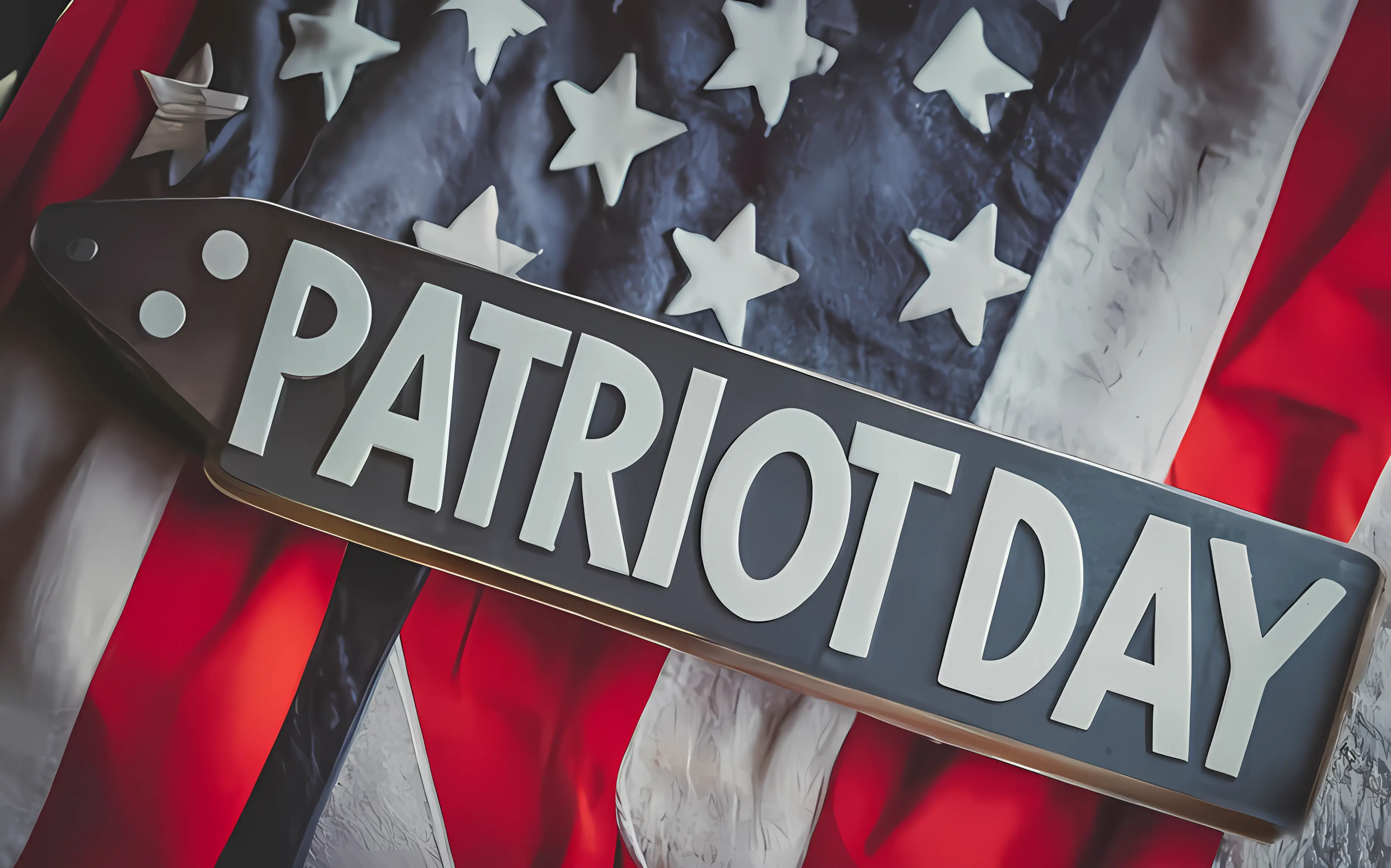 Patriot Day with American Flag