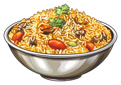 Delicious Bowl of Biryani