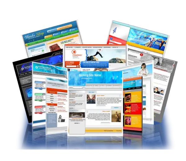 Showcase of Colorful Website Thumbnails for Web Design