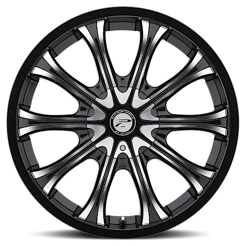 Black Alloy Car Wheel Design