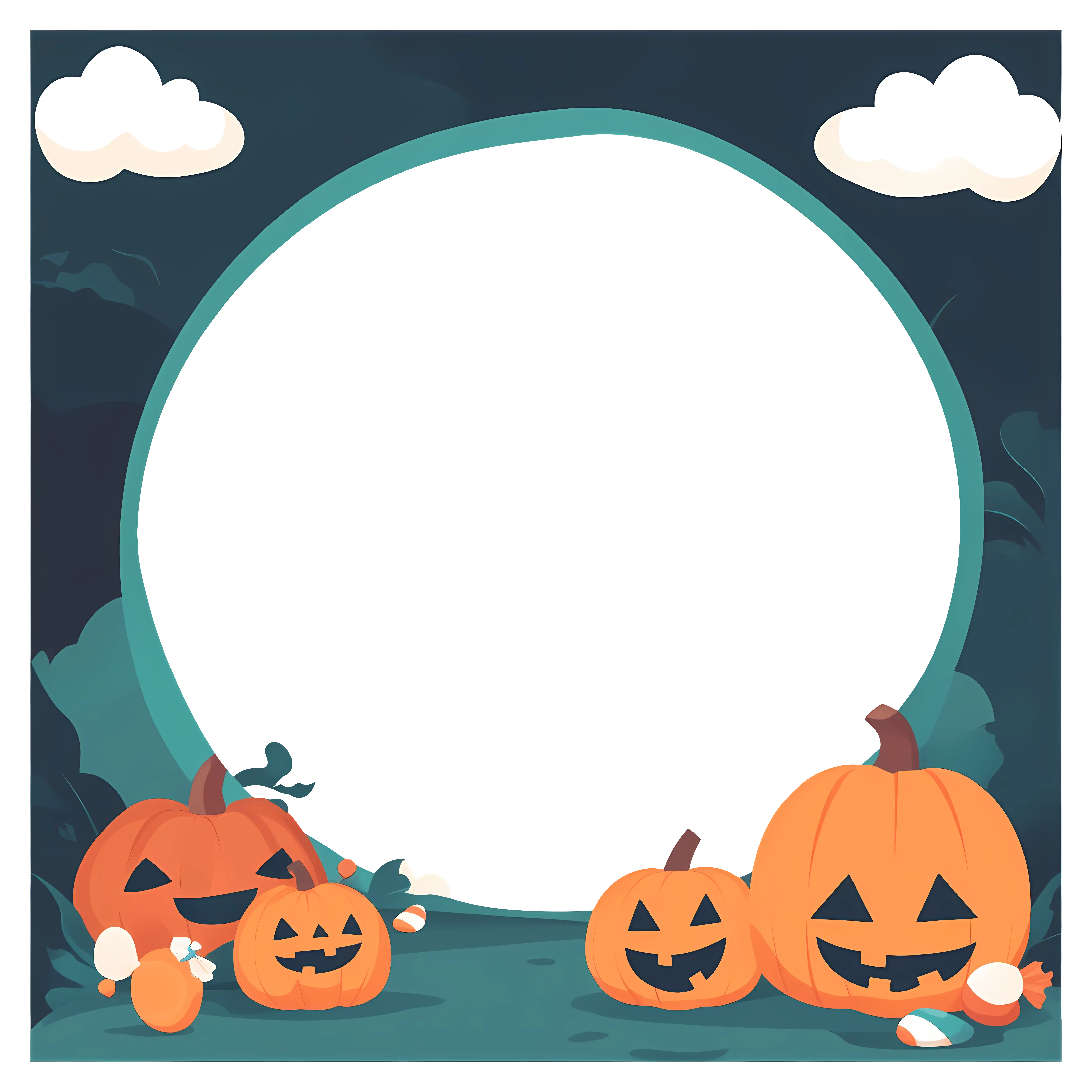Halloween Pumpkins with Candy
