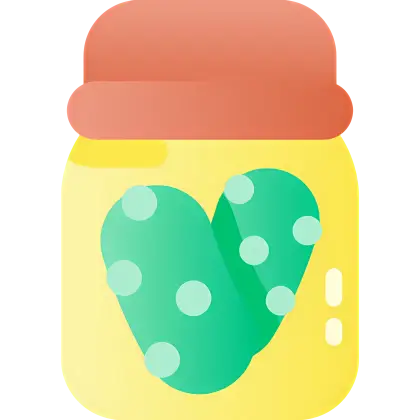 Pickle Jar Illustration