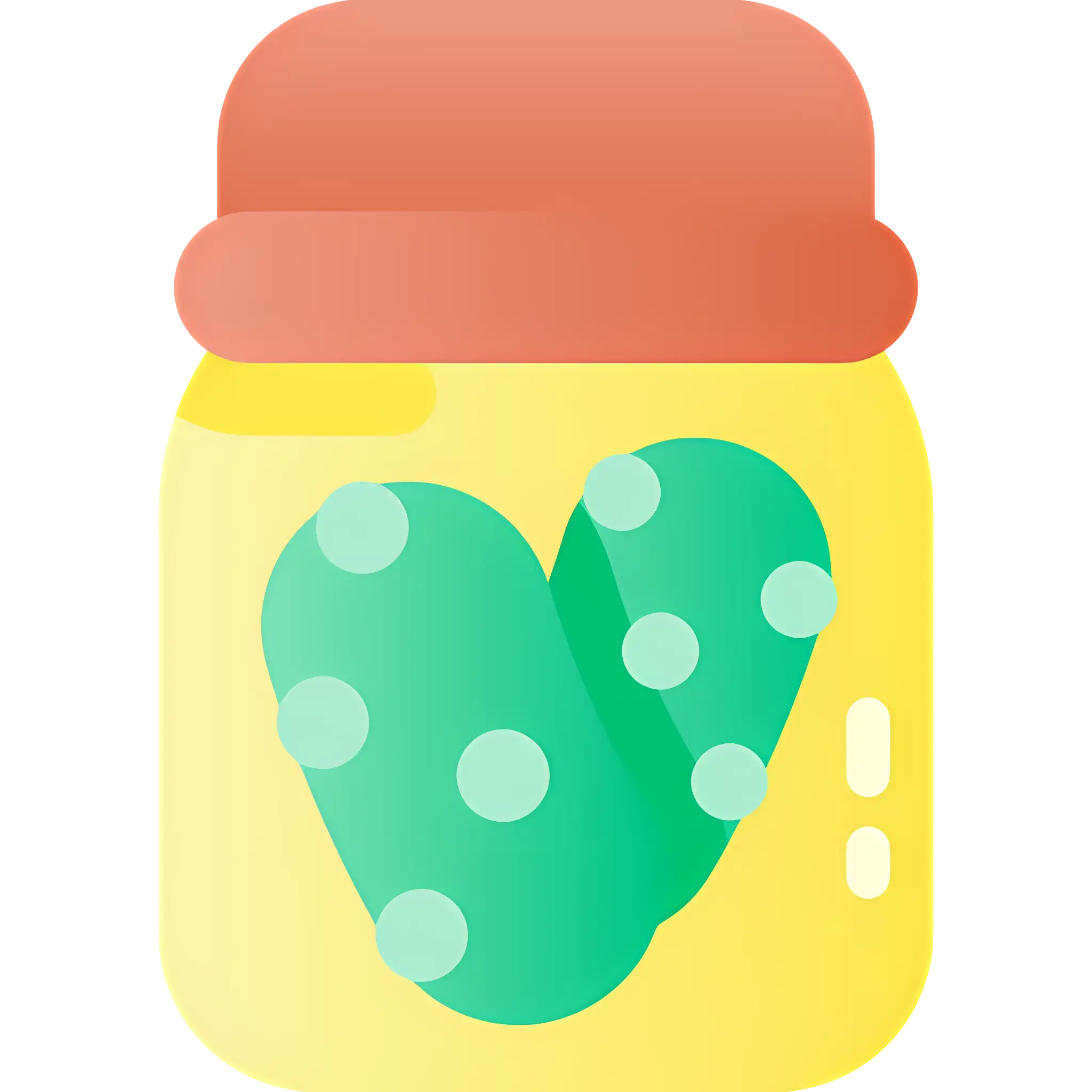 Pickle Jar Illustration