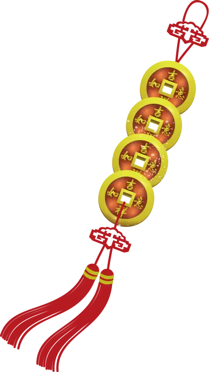 Chinese Lucky Coins Decoration