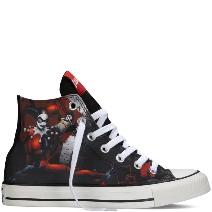 Harley Quinn High-Top Sneaker for Comic Fans