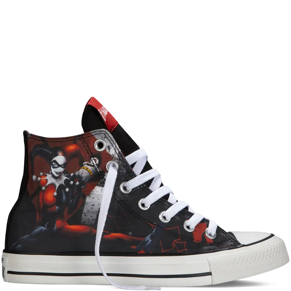 Harley Quinn High-Top Sneaker for Comic Fans