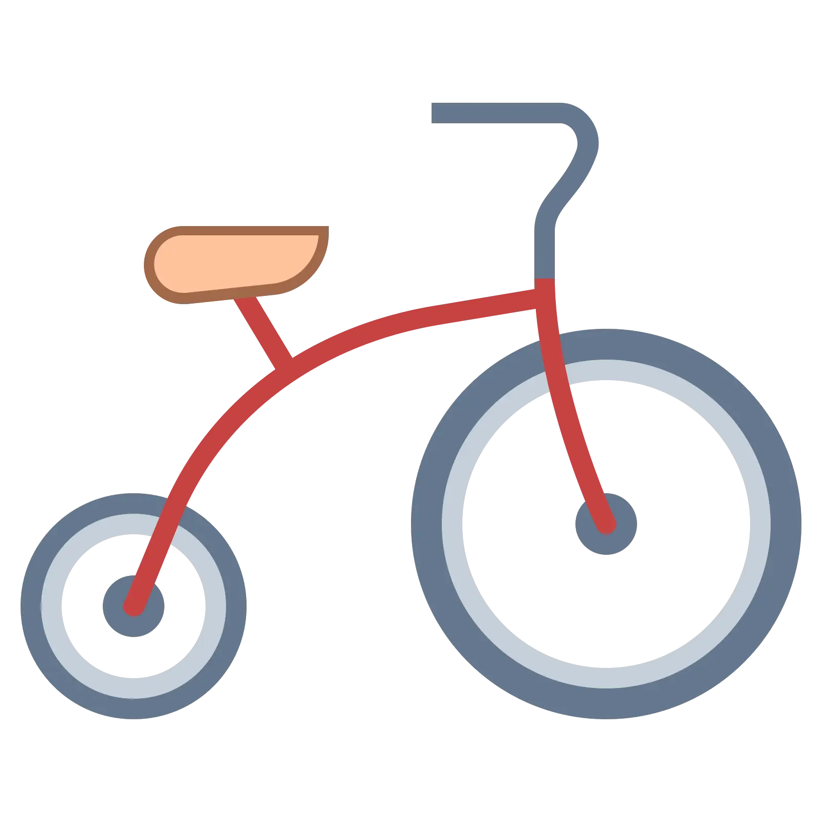 Cartoon Red Tricycle for Kids