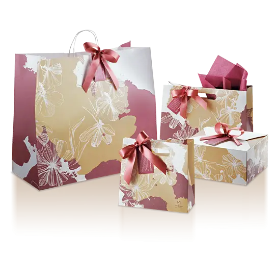 Decorative Gift Bags with Ribbons