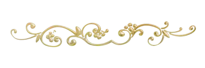 Elegant Golden Floral Border