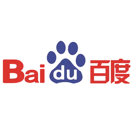 Baidu Logo with Paw Print Symbol