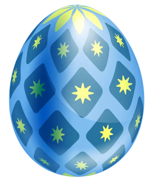 Colorful Decorated Easter Egg