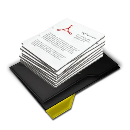 Stack of Documents in Folder