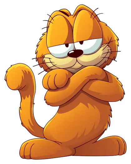 Orange Cat Cartoon