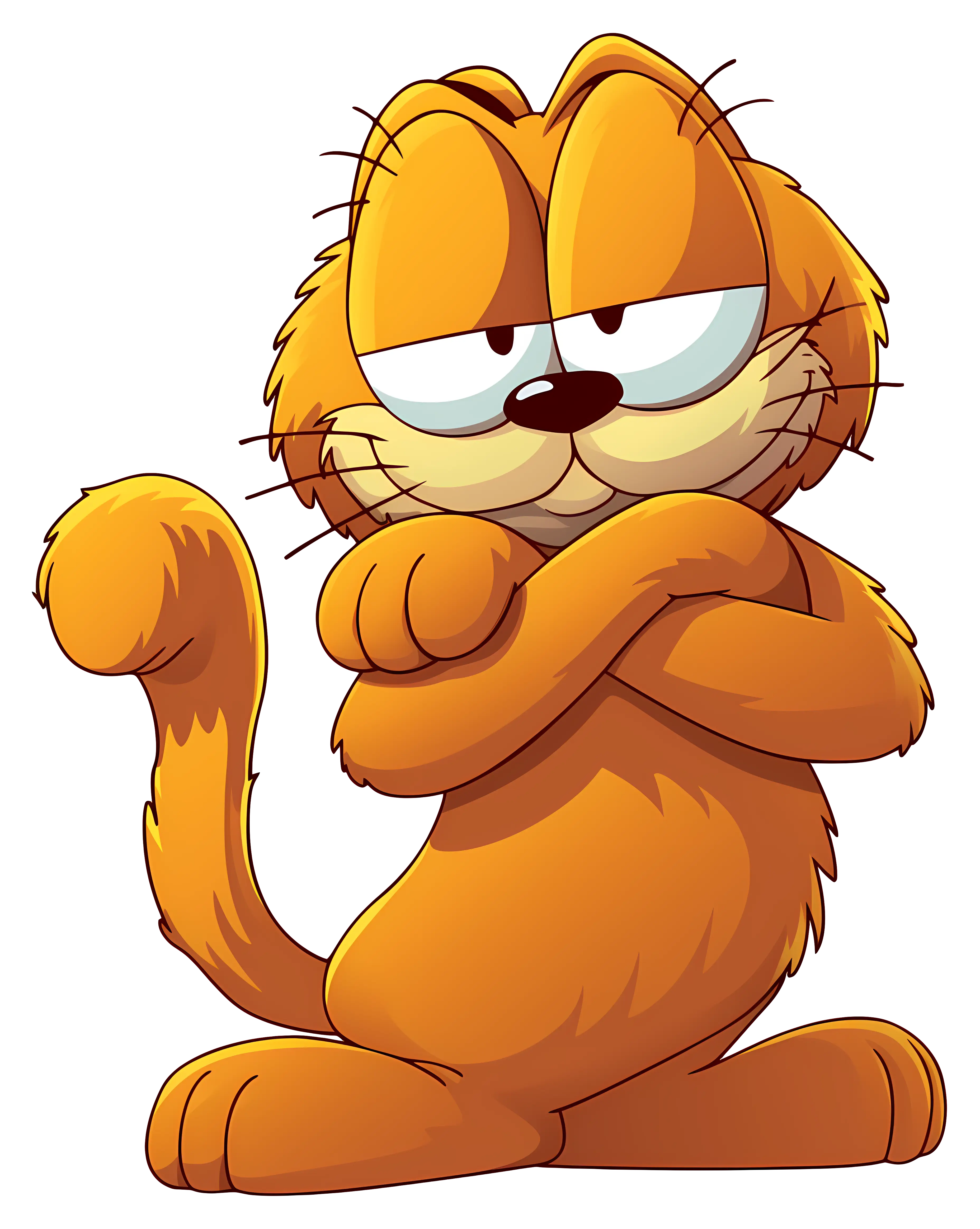 Orange Cat Cartoon