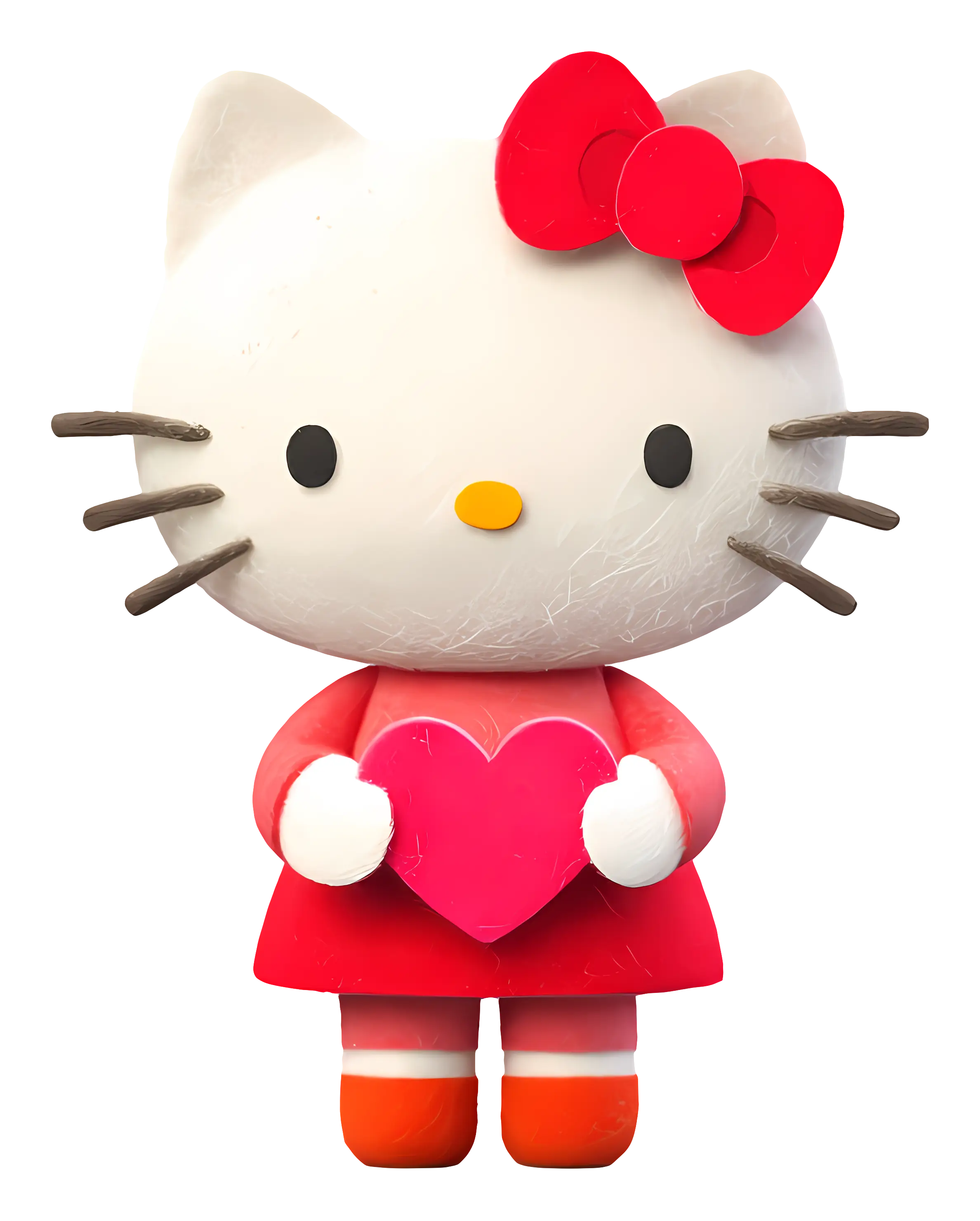 Hello Kitty Holding Heart