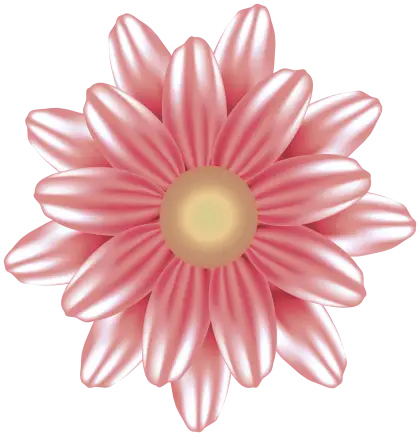 Realistic Close-up of a Pink Flower