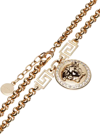 Elegant Gold Necklace with Medallion