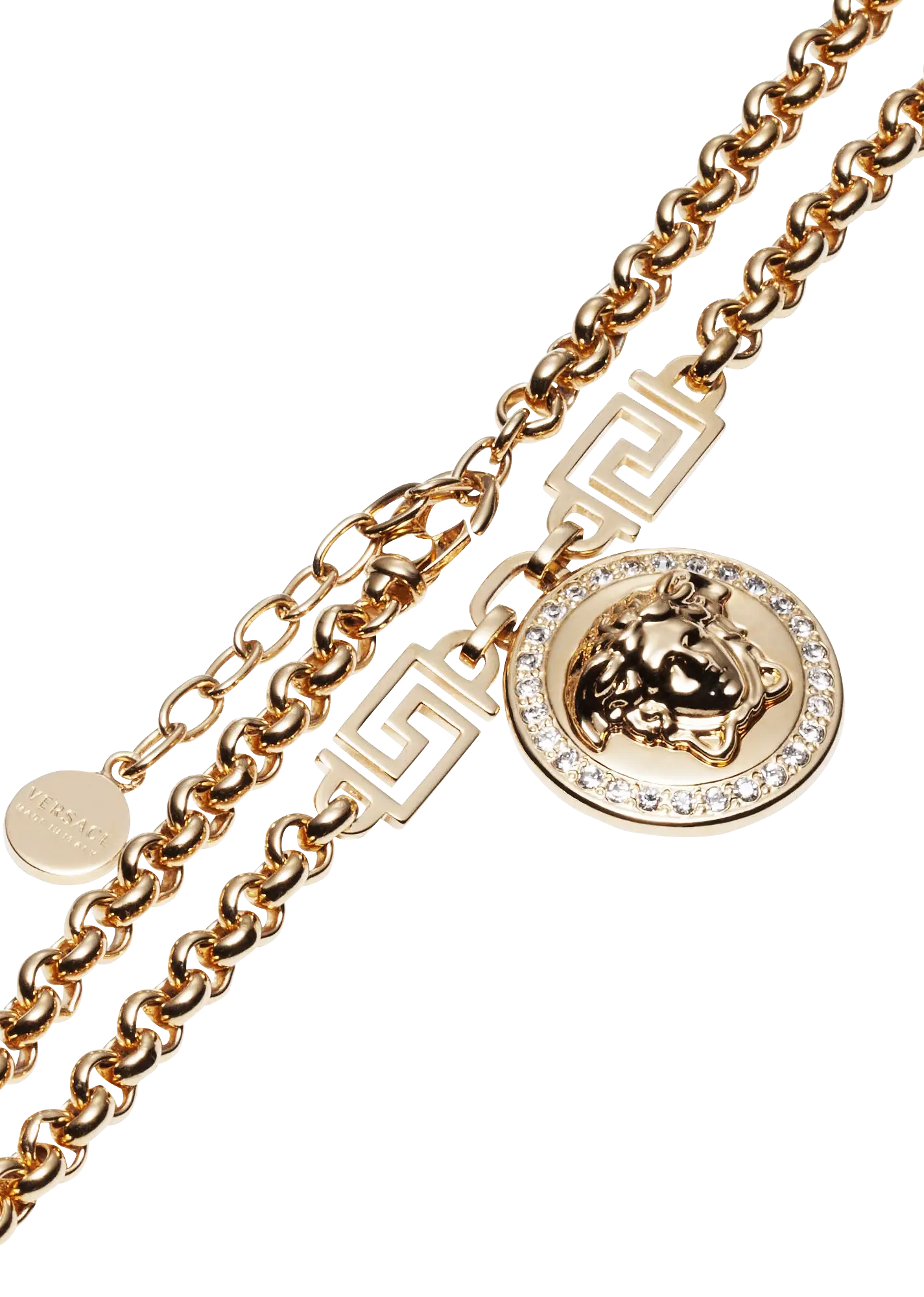 Elegant Gold Necklace with Medallion