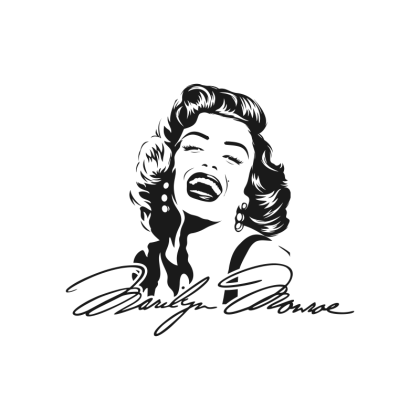 Stylized Woman Face Illustration