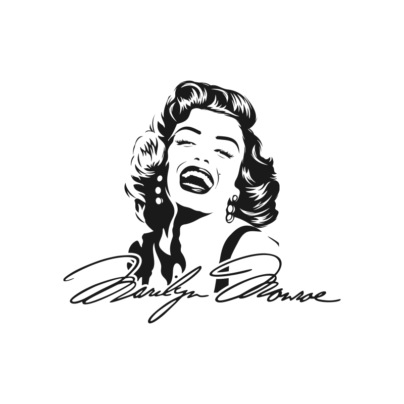 Stylized Woman Face Illustration