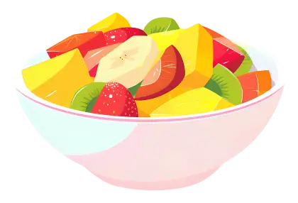 Colorful Fruit Bowl