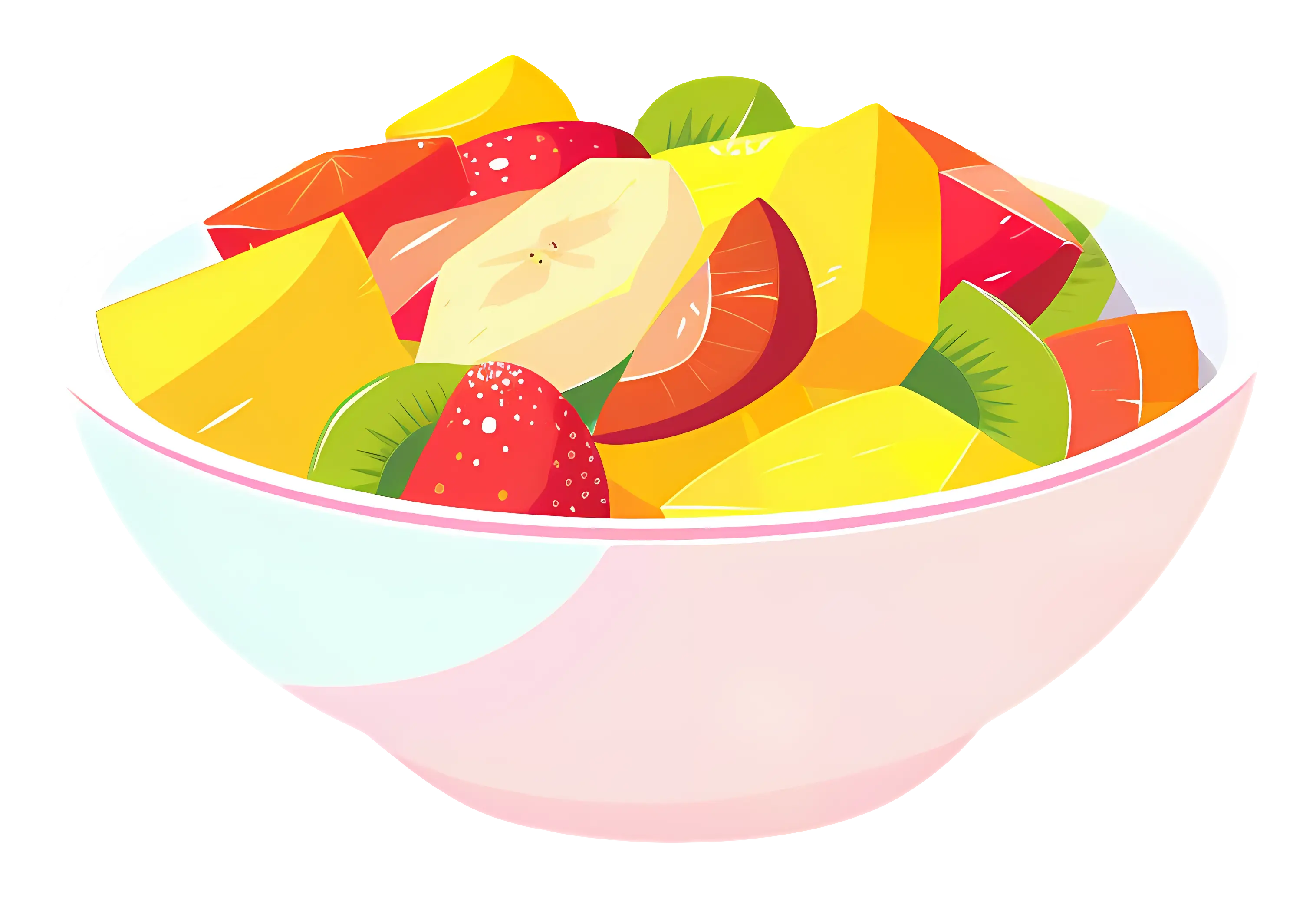 Colorful Fruit Bowl