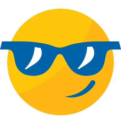 Cool Emoji with Sunglasses