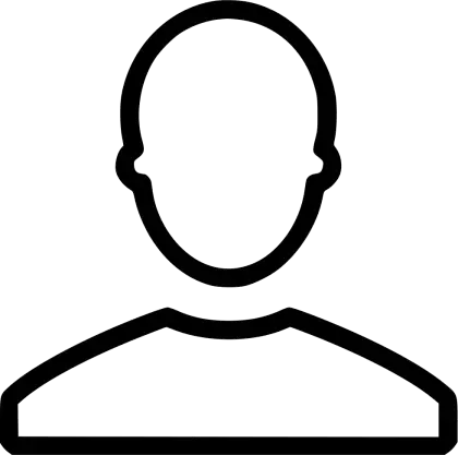 Minimalist Avatar Icon for User Profile