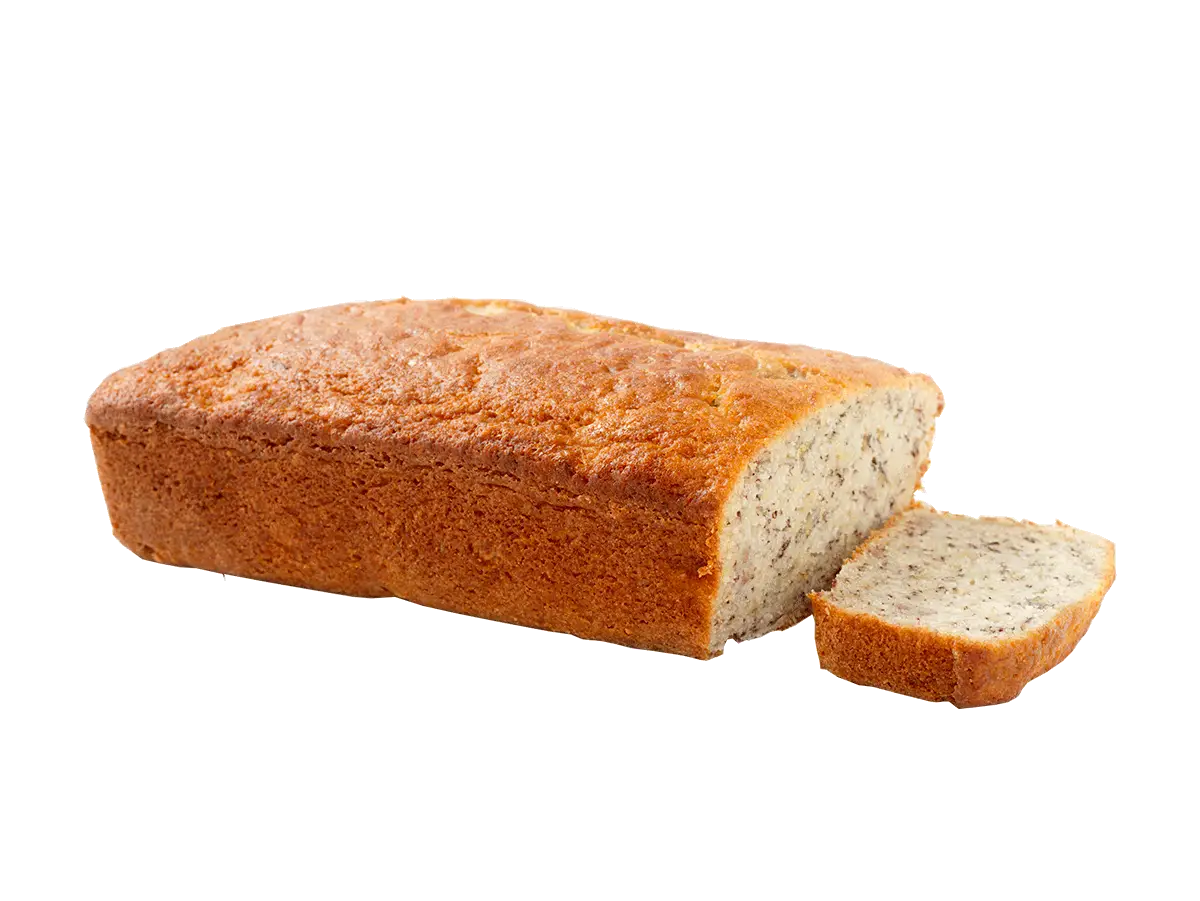 Loaf of Banana Bread with Slices
