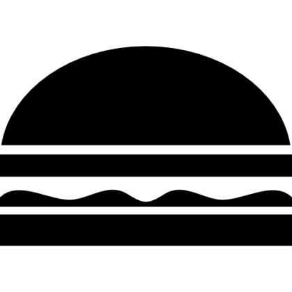 Black Burger Icon
