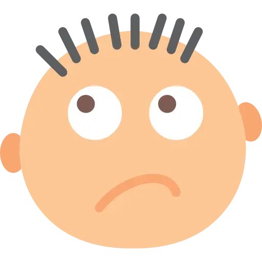 Cartoon Sad Face Illustration