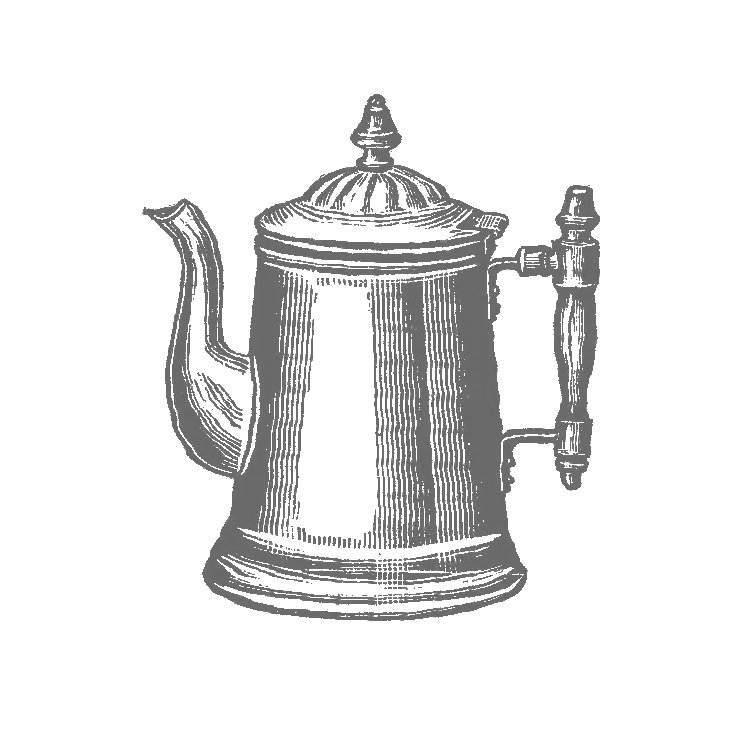 Vintage Teapot Illustration in Classic Style