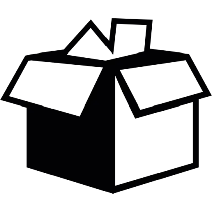 Open Cardboard Box Illustration